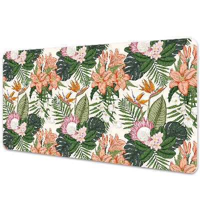 Pracovní podložka na stůl Flowers on the mural