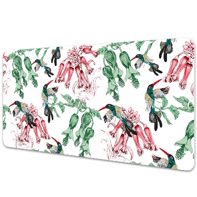 Psací podložka na stůl Birds with herbs