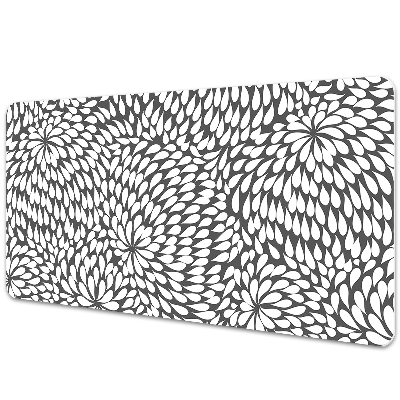 Psací podložka na stůl Abstraktní černá květina