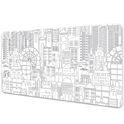 Podložka na pracovní stůl Skica města