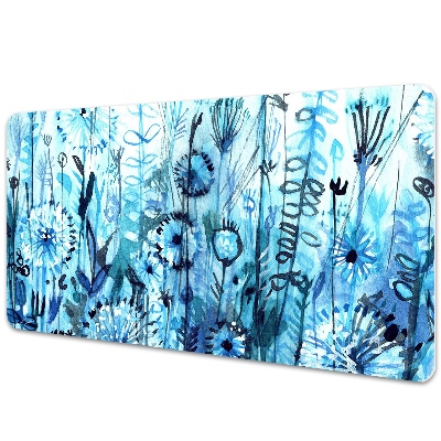 Podložka na pracovní stůl Louka v modré barvě