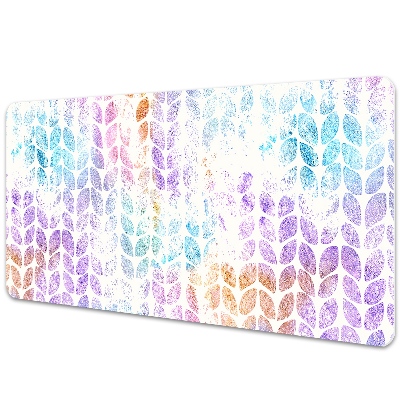 Pracovní podložka na stůl Listy se třpytkami