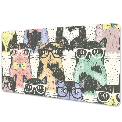 Podložka na psací stůl Hipsterské kočky