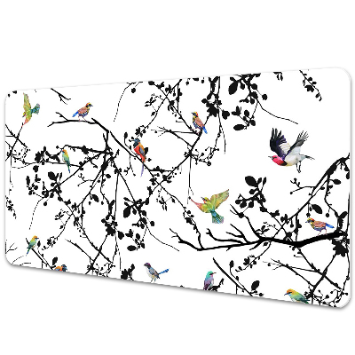 Podložka na psací stůl Ptáci na větvi
