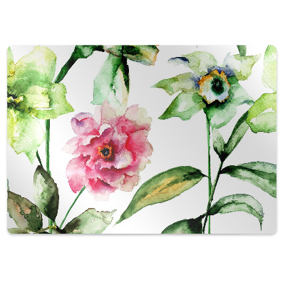 Podložka na ochranu podlahy Jarní květiny