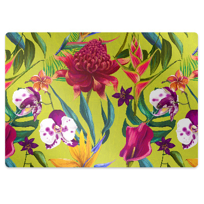 Podložka pod židli Zahrada jako namalovaná