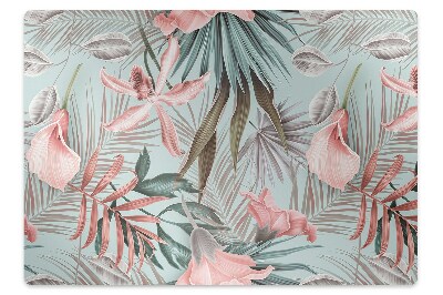 Ochranná podložka pod židli Pastelové květy