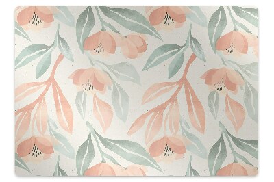 Koberec pod židli Listy