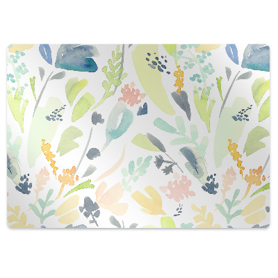 Ochranná podložka na podlahu Květiny