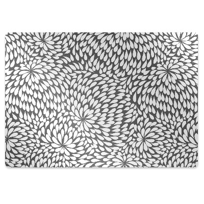 Ochranná podložka pod židli Tmavé květy