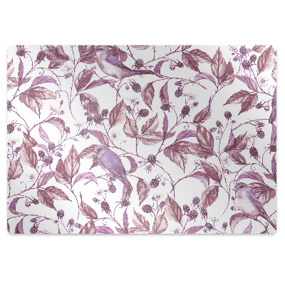 Ochranná podložka pod židli Ptáci v lese