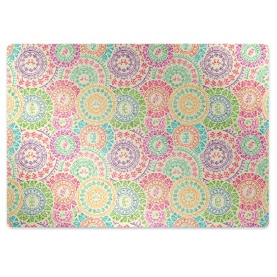 Podložka pod kancelářskou židli Kruhový motiv