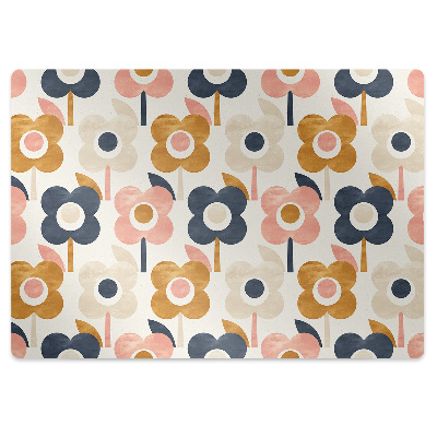 Podložka na ochranu podlahy Květy