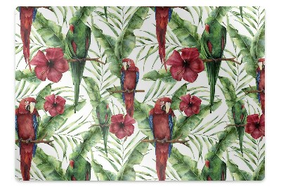 Podložka pod kancelářskou židli Ptáci v džungli