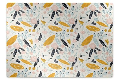 Podložka pod křeslo Pastelově zbarvené listy