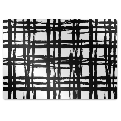 Koberec pod židli Kostkovaný motiv