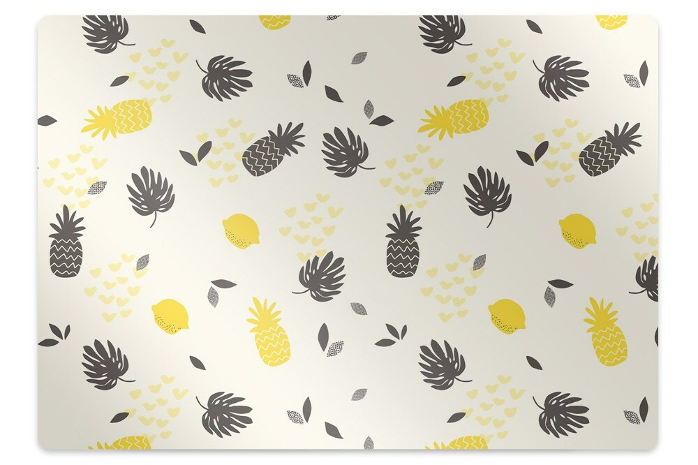 Podložka na ochranu podlahy Výrazný vzor ananasu