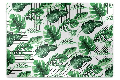 Podložka na židli Tečky a listy