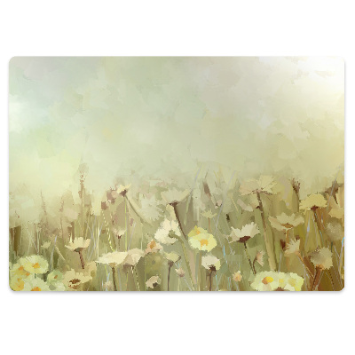 Ochranná podložka pod židli Polní květiny