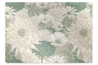 Podložka na ochranu podlahy Květy sedmikrásek na jaře