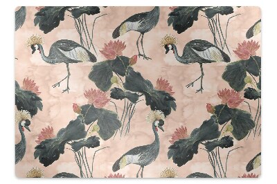 Koberec pod židli Jeřábi z čínské kultury