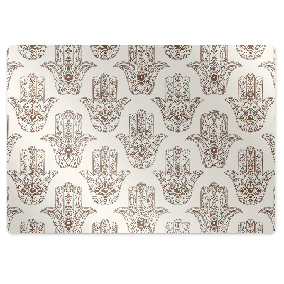 Ochranná podložka na podlahu Hnědý znak