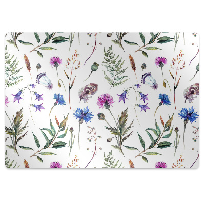 Podložka na židli Květiny z louky