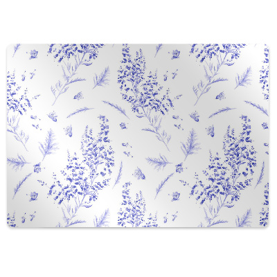 Podložka na židli Levandule v akvarelu