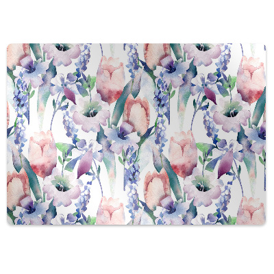 Koberec pod židli Jarní květinová kytice