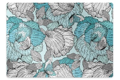 Ochranná podložka na podlahu Květinová kombinace