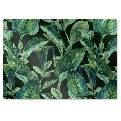 Ochranná podložka na podlahu Exotické listy