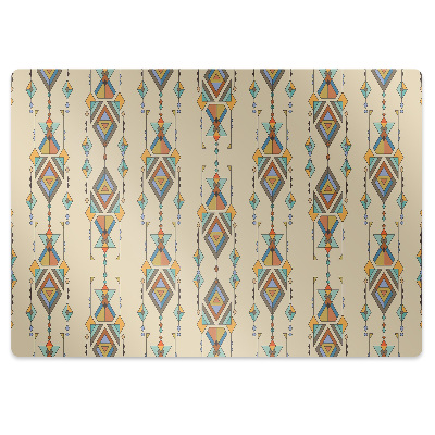 Podložka pod kancelářskou židli Indiánský motiv