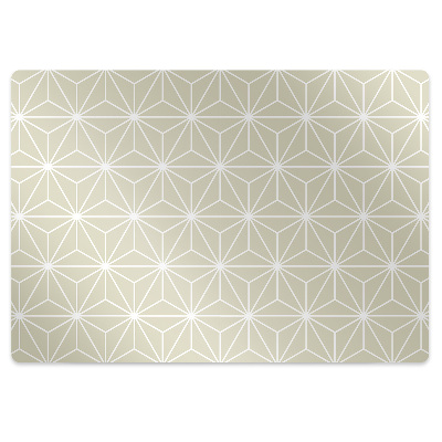 Podložka pod kancelářskou židli Geometrický motiv