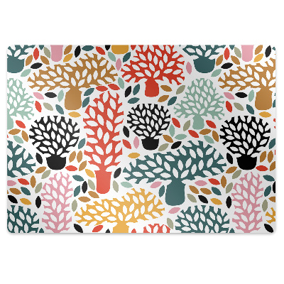 Podložka pod židli Dětské čmáranice stromů