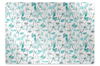 Koberec pod židli Akvarelové listy