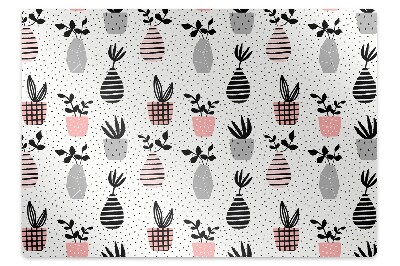 Podložka na židli Rostliny v květináčích