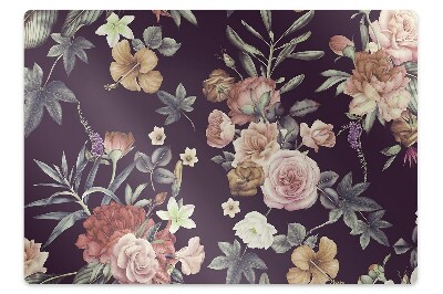 Ochranná podložka pod židli Zahradní květiny