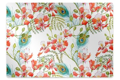 Koberec pod židli Paví oko