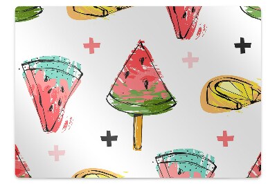 Ochranná podložka pod židli Motiv melounu pro děti