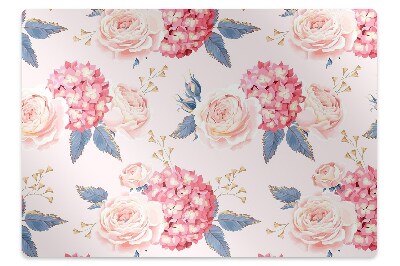 Koberec pod židli Velké neobvyklé květy