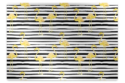 Ochranná podložka pod židli Krásní zlatí ptáci