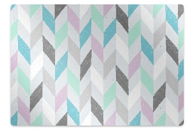 Podložka pod křeslo Tkanina ve tvaru rybí kosti