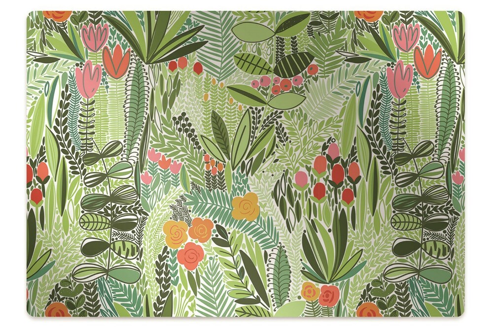 Podložka pod židli Louka plná květin