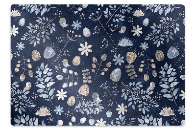 Podložka na ochranu podlahy Listy ve skandinávském stylu