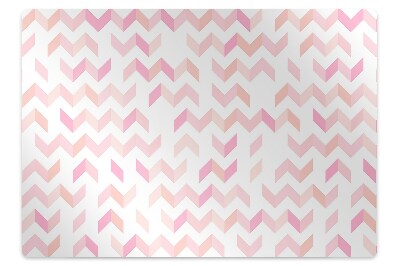 Koberec pod židli Geometrický vzor ve tvaru rybí kosti