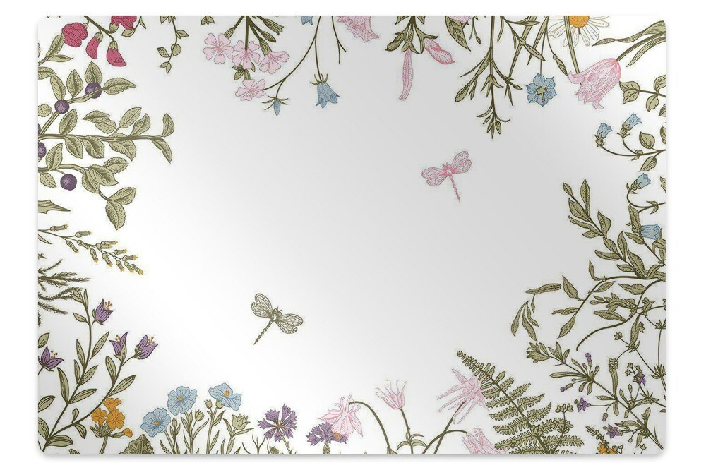 Ochranná podložka na podlahu Jarní květiny