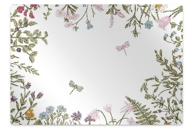 Ochranná podložka na podlahu Jarní květiny