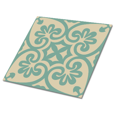 Pvc panely Arabský zelený vzor