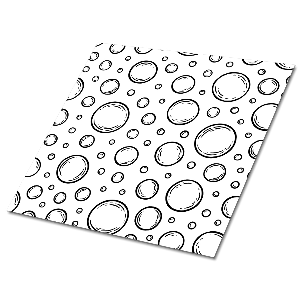 Pvc panely Černobílé bubliny