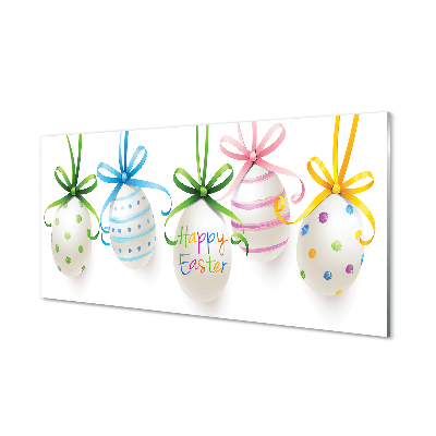 Skleněný obraz na zeď Veselá velikonoční vajíčka